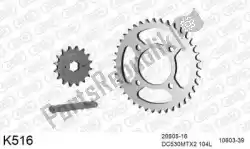 Here you can order the chain kit chain kit, steel from DC, with part number 39K516: