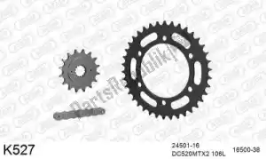 DC 39K527 ketting kit chainkit, steel - Onderkant