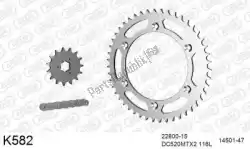 Here you can order the chain kit chain kit, steel from DC, with part number 39K582: