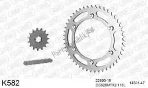 DC 39K582 chain kit chain kit, steel - Bottom side