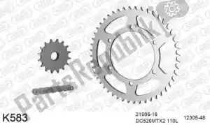 DC 39K583 chain kit chain kit, steel - Bottom side