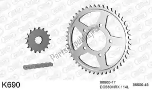 DC 39K690 chain kit chain kit, steel - Bottom side