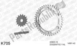 Here you can order the chain kit chain kit, steel from DC, with part number 39K705: