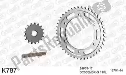 Here you can order the chain kit chain kit, steel from DC, with part number 39K787: