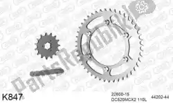 Here you can order the chain kit chain kit, steel from DC, with part number 39K847: