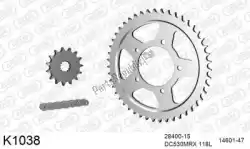 Here you can order the chain kit chain kit, steel from DC, with part number 39K1038:
