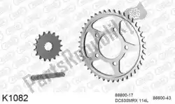 Here you can order the chain kit chain kit, steel from DC, with part number 39K1082: