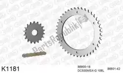 Here you can order the chain kit chain kit, steel from DC, with part number 39K1181: