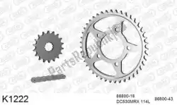 Here you can order the chain kit chain kit, steel from DC, with part number 39K1222: