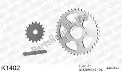 Here you can order the chain kit chain kit, steel from DC, with part number 39K1402: