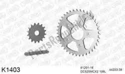 Here you can order the chain kit chain kit, steel from DC, with part number 39K1403: