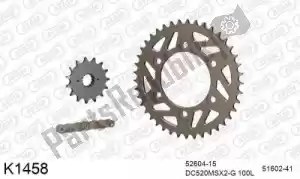 DC 39K1458 chain kit chain kit, aluminum - Bottom side