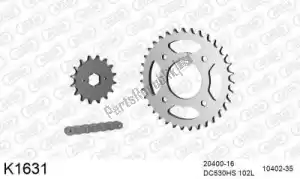 DC 39K1631 chain kit chain kit, steel - Bottom side