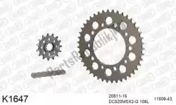 Here you can order the chain kit chain kit, alu 520 conv from DC, with part number 39K1647: