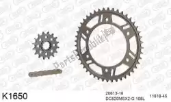 Here you can order the chain kit chain kit, alu 520 conv from DC, with part number 39K1650: