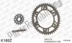 Here you can order the chain kit chain kit, alu 520 conv from DC, with part number 39K1652: