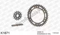 Here you can order the chain kit chain kit, alu 520 conv from DC, with part number 39K1671: