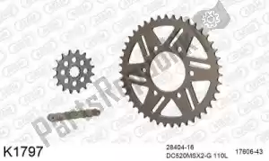 DC 39K1797 chain kit chain kit, alu 520 conv - Bottom side