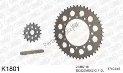 Here you can order the chain kit chain kit, alu 520 conv from DC, with part number 39K1801: