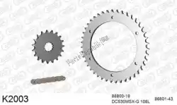 Here you can order the chain kit chain kit, steel from DC, with part number 39K2003: