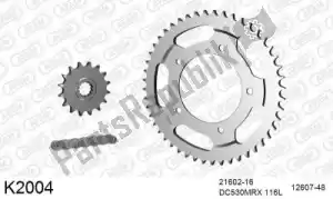 DC 39K2004 kit chaine kit chaine, acier 530 conv - La partie au fond