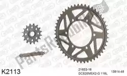 Here you can order the chain kit chain kit, alu 520 conv from DC, with part number 39K2113:
