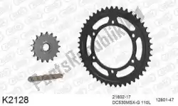 Here you can order the chain kit chain kit, steel 530 conv from DC, with part number 39K2128: