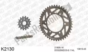 DC 39K2130 chain kit chain kit, alu 525 conv - Bottom side