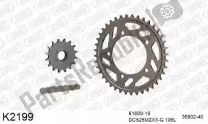 DC 39K2199 chain kit chain kit, aluminum - Bottom side