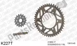 DC 39K2271 chain kit chain kit, alu 525 conv - Bottom side