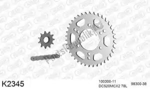 DC 39K2345 chain kit chain kit, steel - Bottom side