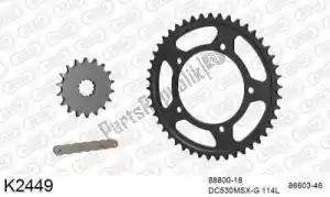 DC 39K2449 chain kit chain kit, steel - Bottom side