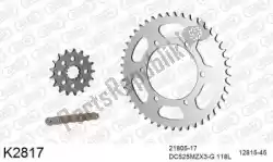 Here you can order the chain kit chain kit, steel 525 conv from DC, with part number 39K2817: