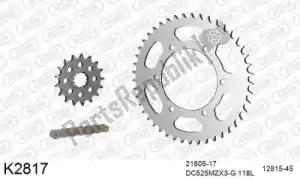 DC 39K2817 chain kit chain kit, steel 525 conv - Bottom side