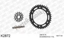 Here you can order the chain kit chain kit, steel 525 conv from DC, with part number 39K2872: