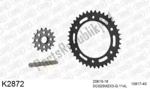 DC 39K2872 chain kit chain kit, steel 525 conv - Bottom side