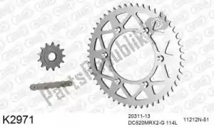 DC 39K2971 chain kit chain kit, aluminum - Bottom side