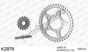 DC 39K2976 kit chaine kit chaine, acier - La partie au fond