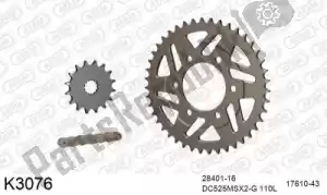 DC 39K3076 chain kit chain kit, aluminum - Bottom side