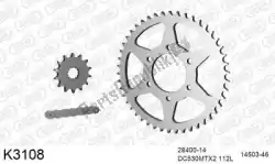Here you can order the chain kit chain kit, steel from DC, with part number 39K3108: