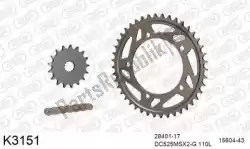 Here you can order the chain kit chain kit, aluminum from DC, with part number 39K3151: