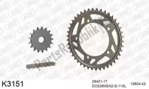 DC 39K3151 chain kit chain kit, aluminum - Bottom side