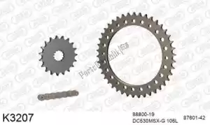 DC 39K3207 kit de cadena kit de cadena, aluminio - Lado inferior