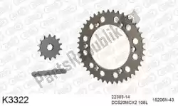 Here you can order the chain kit chain kit, aluminum from DC, with part number 39K3322: