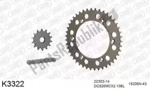 DC 39K3322 chain kit chain kit, aluminum - Bottom side