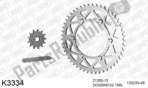 DC 39K3334 chain kit chain kit, aluminum - Bottom side