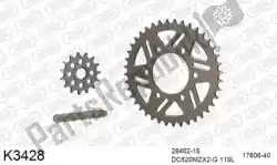 Here you can order the chain kit chain kit, alu 520 conv from DC, with part number 39K3428: