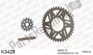 DC 39K3428 chain kit chain kit, alu 520 conv - Bottom side