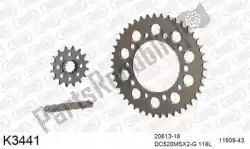 Here you can order the chain kit chain kit, alu 520 conv from DC, with part number 39K3441:
