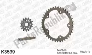 DC 39K3539 chain kit chain kit, aluminum - Bottom side